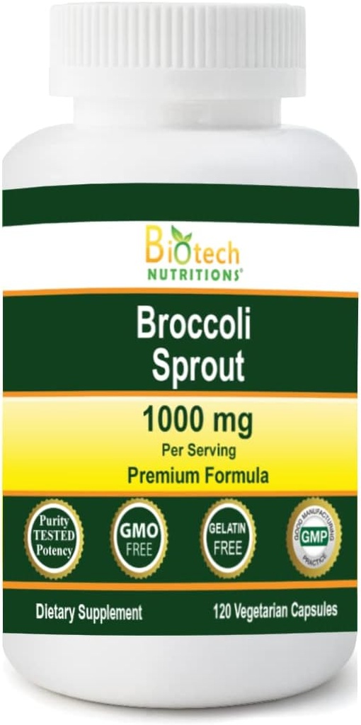 Broccoli Sprut 1000 mg Σερβιρίσματος 120 Καψάκια λαχανικών