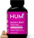 HUM Skinny Bird Green Tea Extract Appetite Υποστήριξη για γυναίκες με 5HTP, Chromium, Caralluma Fimbriata, Gluten Free και Vegan, Πράσινο Τσάι Extract Caps Συμπληρώματα για γυναίκες, 90 κάψουλες