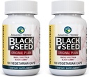 Amazing Herbs Whole Spectrum Black Seed Original Plain, Vegetarian Capsules - Gluten Free, Non GMO, Cold Pressed Nigella Sativa Aids in Digestive Health - 100 Count, 475 mg (2-Pack)