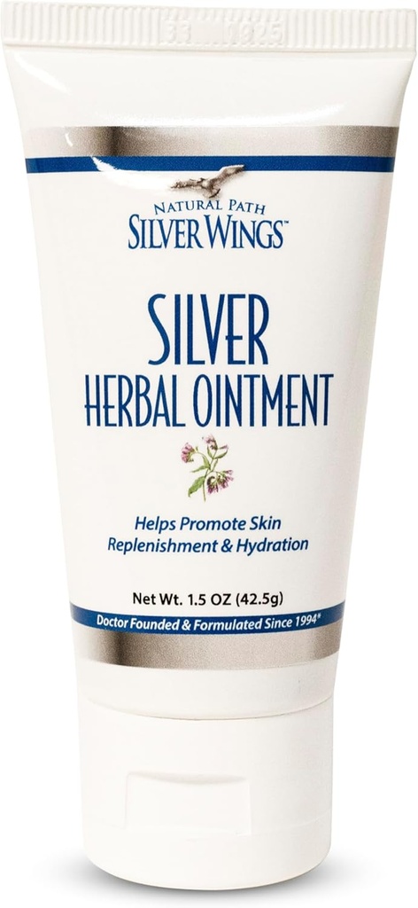 Doğal Pat Silver Wings 250ppm Silver Herbal Ointment - Nourishing and Moisturizing Skin Care 1.50oz