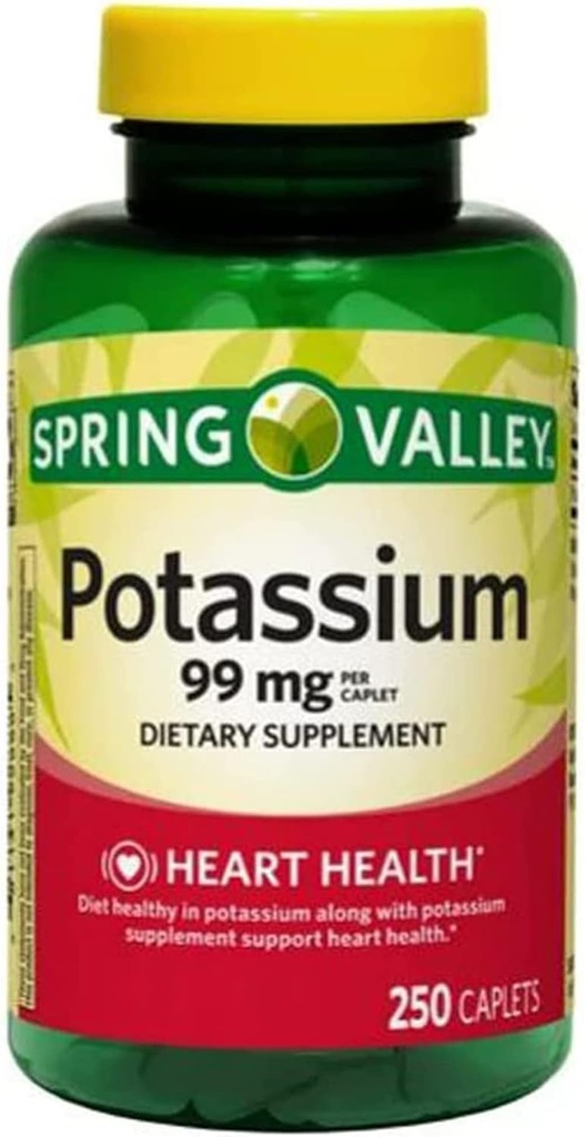 Spring Valley P Properties Caplets Diyetary Supplement, 99 mg, 250 Count