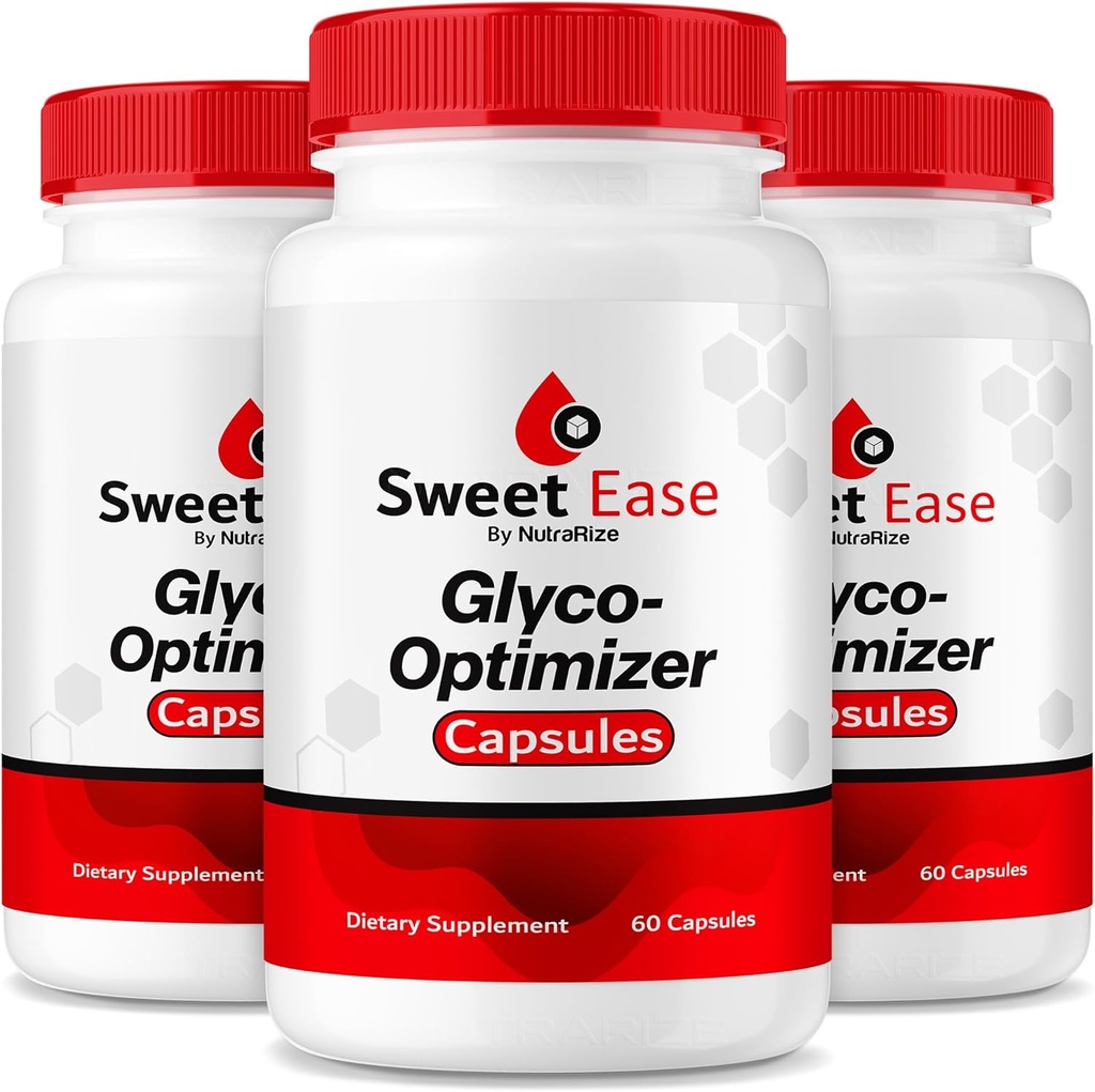 NutraRize ( 3 Sweet Ease Glyco Optimizer Capsules, Glyco Support, Natural Blood Support Pills, Reliever Glycogen Basınç İncelemesi (180 Capsules)