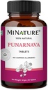 Punarnava Tabletleri Doğa / 90 Tablet, 1000 mg / 45 Gün Supply| Herbal Tabletleri| Vegan | Boerhaavia diffusa| Hindistan'dan