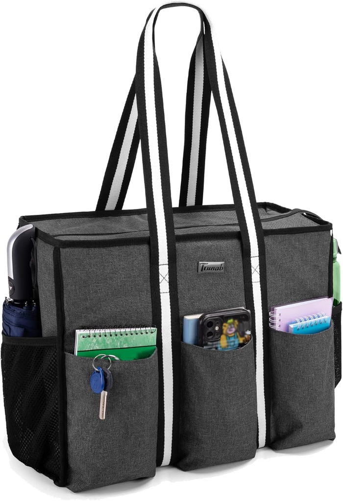Trunab Utility Tote τσάντα για τον δάσκαλο τσάντα νοσοκόμα και Tote για την εργασία για γυναίκες με 15,6” lap-top μανίκι, πολλαπλές τσέπες