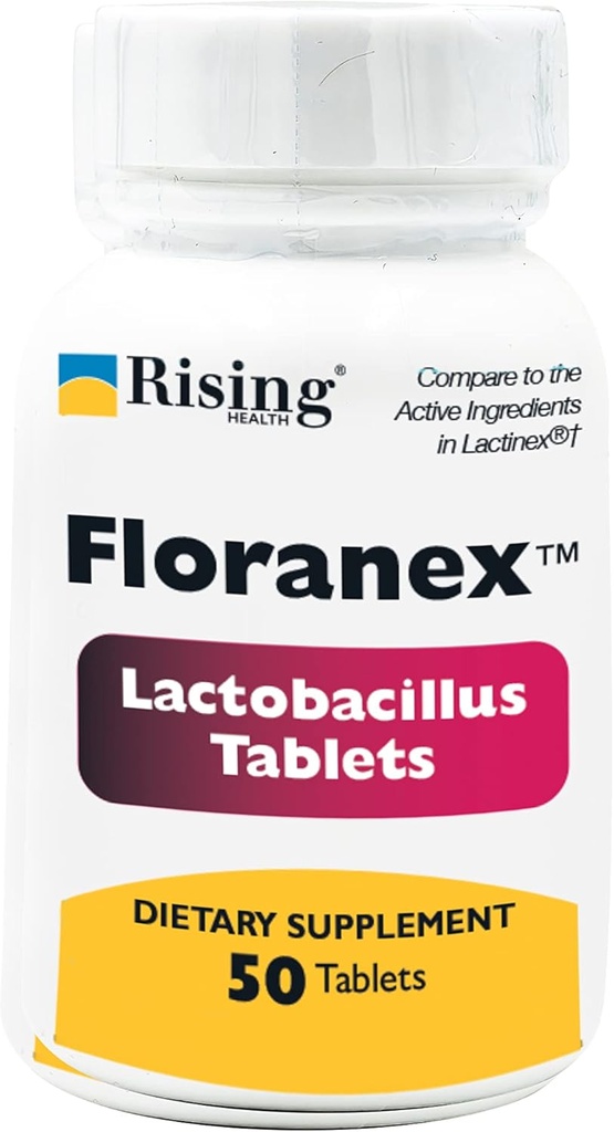 Yükselen Sağlık - Floranex Tabletleri - Lactobacillus Probiyotik Diyeter Supplements - 50 Tablet