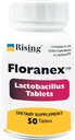 Yükselen Sağlık - Floranex Tabletleri - Lactobacillus Probiyotik Diyeter Supplements - 50 Tablet