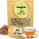 Cure wid Pure Certified Organic Ashwagandha Root Tea | Cut & Sifted 4oz Non-GMO Non-Irradiated Ashwagandha Tea for Women & Men Adaptojenik Wellness | Withania Somnifera for Herbal Infüzyon & Capsules