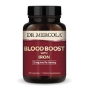 Dr. Mercola Blood Boost with Iron, 30 Κάψουλες 7, 5 mg Σιδήρου, Μη ΓΤΟ, Χωρίς γλουτένη, Χωρίς σόγια