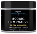 Medical Miracles Hemp 500 Mg Ultra Strength Healing Salve Ideal for HIPS, Commons, Boy, Back, Elbows, Parmaklar, Eller ve ABD'de Yapılan Dizler