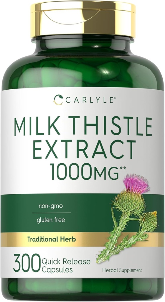 Carlyle Milk Butle 1000 mg | 300 Capsules | Non-GMO, Gluten Free Extract