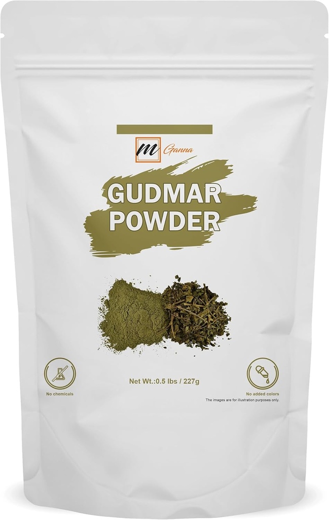 100% Doğal Pure Gudmar (Gymnema Sylvestre) Sağlık ve Cilt Bakımı için Toz 227 GMS / 0,5 LBS