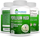 Aeternum Psyllium Husk Caps ABD Made - Premium All Natural Fiber Supplement - 240 Husk Toz Capsules 725 Mg per Service, Supports Health Digestive System - All Natural 100% ►