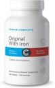 Cooper Tamam - Iron ile Kapsamlı Multivitamin - Daily Multivitamin ve Mineral Supplement - Şişe başına 30 hizmet. Pack of 2