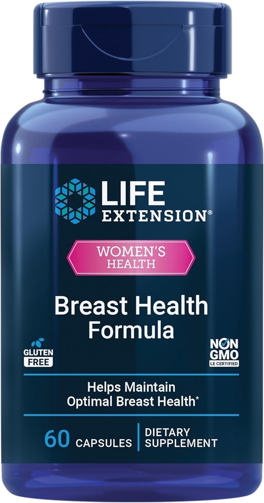 Life Extension Meme Health Formula, Meme Health Supplement, Hormon Denge, Broccoli, Soygunones, indole-3-carbinol, Flaxseed lignans, Gluten Free, Non-GMO, Vegetarian, 60 Capsules
