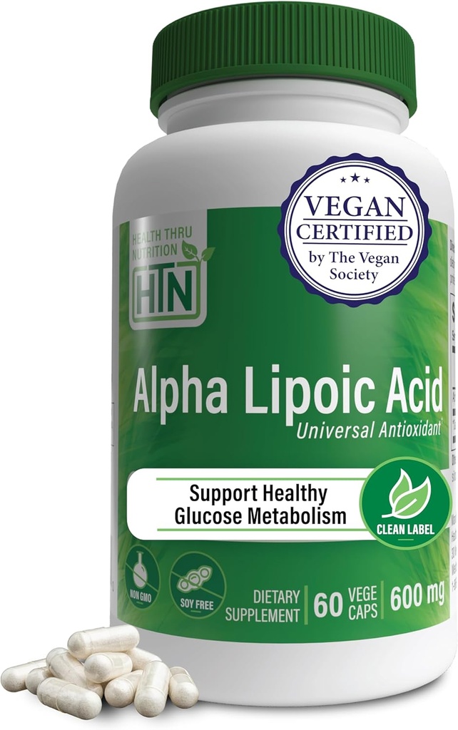 Health Thru Nutrition Alpha Lipoic Acid 600mg 60 Σερβίρεις 