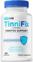 Tinnifix Capsules - Gelişmiş İşitme Desteği Formula, Tinnifix Pills Sağlıklı İşitmeyi korumak için, Tüm Doğal Tinnifix for Complete Ear Health, Resmi Tinni Fix Review (60 Capsules)