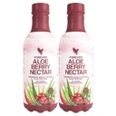Sonsuz Yaşam - Aloe Berry Nectar - 90.7% Pure Aloe Vera Gel, Cranberries ve Apples - Hiçbir Preservatives - 1L (Pack of 2)