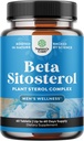 Natures Craf Plant Sterols Complex με Βήτα Σιτοστερόλη - 500mg Βήτα-Σιτοστερόλη στερόλες και Stanols συμπλήρωμα για την υποστήριξη Prostate - Prostate Health Supplement for Men - 60 Tablets
