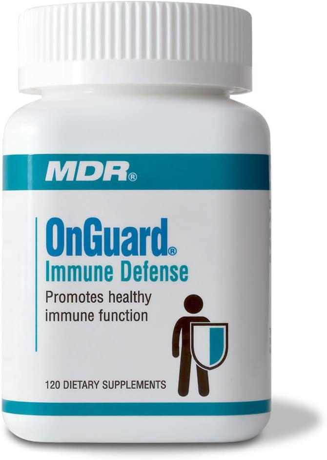 MDR OnGuard Immune Support Formula με Clinically Proven Maitake & Shithake Mushroom, Lo Han, Colostrum και Patented Lotus Seed Extract. (120 Καψάκια)