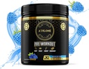 Προ προπόνηση σκόνη μπλε σμέουρων απόδοσης Blend - Ενέργεια με καφεΐνη, L-Citrulline, Beta Alaline, Ιμαλαΐων ροζ αλάτι - Δεν τεχνητές βαφές (30 σερβίτσια)