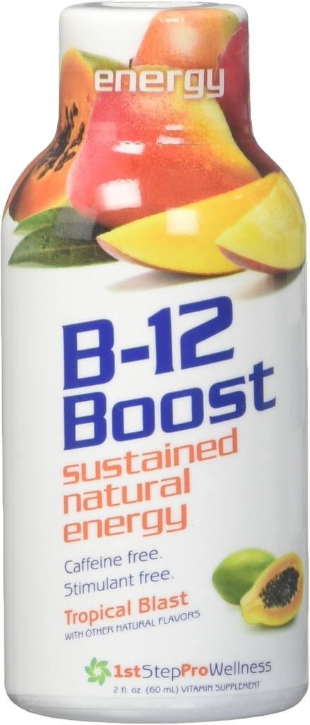 B-12 Shot μέγιστη ενέργεια, τροπική έκρηξη, 2-Ounce, 12 ανά κουτί