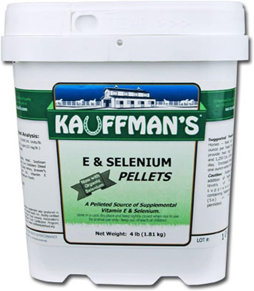 Kauffman'ın Hayvan Sağlığı Vitamini E & Selenium Pellets 4 lb