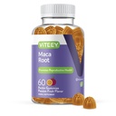 Viteey Black Maca Root Gummies - Drive, Passion & Energy Support - Μαύρο Maca Root για άνδρες & γυναίκες - Vegan, Gluten Free - 60 Count