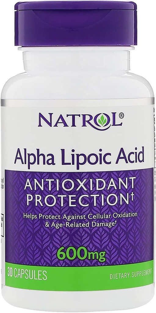 Natrol Alpha Lipoic Acid 600 Mg, 30 sayı