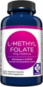 MD Life L-Methylfolate 5 mg Supplement - Profesyonel-Grade Active L Torchfolate Supplement - 60 Capsules - L-Methylfolate 5 mg - maksimum Potency MTHFR W /Esential