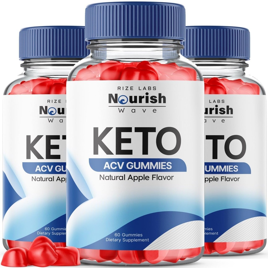 Laboratuvarları – Nourish Wave Keto ACV Gummies Gelişmiş Kilo Kayıplarını Destekliyor, çünkü Geliştirilmiş Digestion, Stamina ve Endurance (180 Gummies)