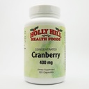 Holly Hill Health Foods, Cran-Max Yoğun Cranberry 400 MG, 120 Capsules