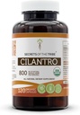 Tribe Cilantro USDA Organik Kapsüllerin Sırları | Sertifikalı Organik Vejetaryen Capsules, Herbal Diyetsel Supplement | Coriandrum Sativum