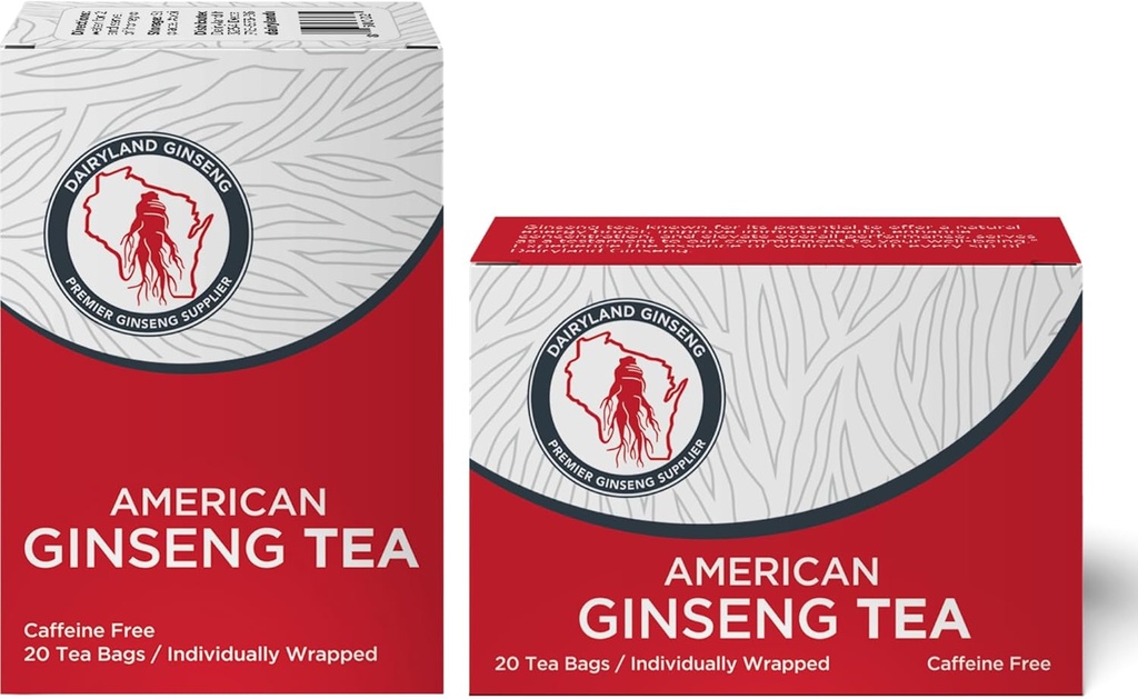 Dairyland American Clooney Çay Çanta , (40 ct) - Premium Wisconsin BTC Çay - Gerçek Amerikan - Non-GMO, Gluten Free Drink