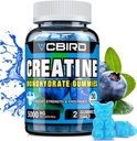 Creatine Monohydrate 5g Per Serving, No Sugar Creatine Συμπληρώματα Υποστήριξη για τη δύναμη, την απόδοση, την ενέργεια, την ανάκτηση, Gluten-free Creatine για γυναίκες και άνδρες, Blueberry Flavor (30 Gummies132)
