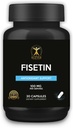 Klever Lifestyle | Fisetin | Bioflavonoid | Antioksi Supplement, Anti-Aging Effects, Skin Health, Metabolic Faydaları | 30 Capsules | 100 mg per Service