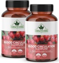 Kan Circulation 600 mg Supplement - 300 Capsules - Hawthorne, Ginger, Horse Chestnut, Butchers Broom, Cayenne, Diosminmin