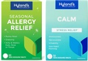 Hyland'ın Kapalı ve Açık'ı, Drowsy Mevsimsel Alerjiler Yardım Pills 60 CT ve Calm Tabletleri, Anksiousness, Nervousness, Stres ve Irritability 50 CT