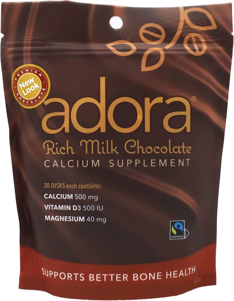 Adorauba Supplement, Fairtrade Milk Chocolate, Single Pack - 30 ctt