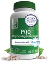 Sağlık Thru Beslenme PQ 40mg 120 Pyrroloquinoline Quinone'yi PureQ olarak servis eder | Mitochondrial Biogenesis | sertifikalı Vegan | Non-GMO Gluten Soy Free Capsules| Clean Label PQQQQ Tamam Tamam Tamam Tamam