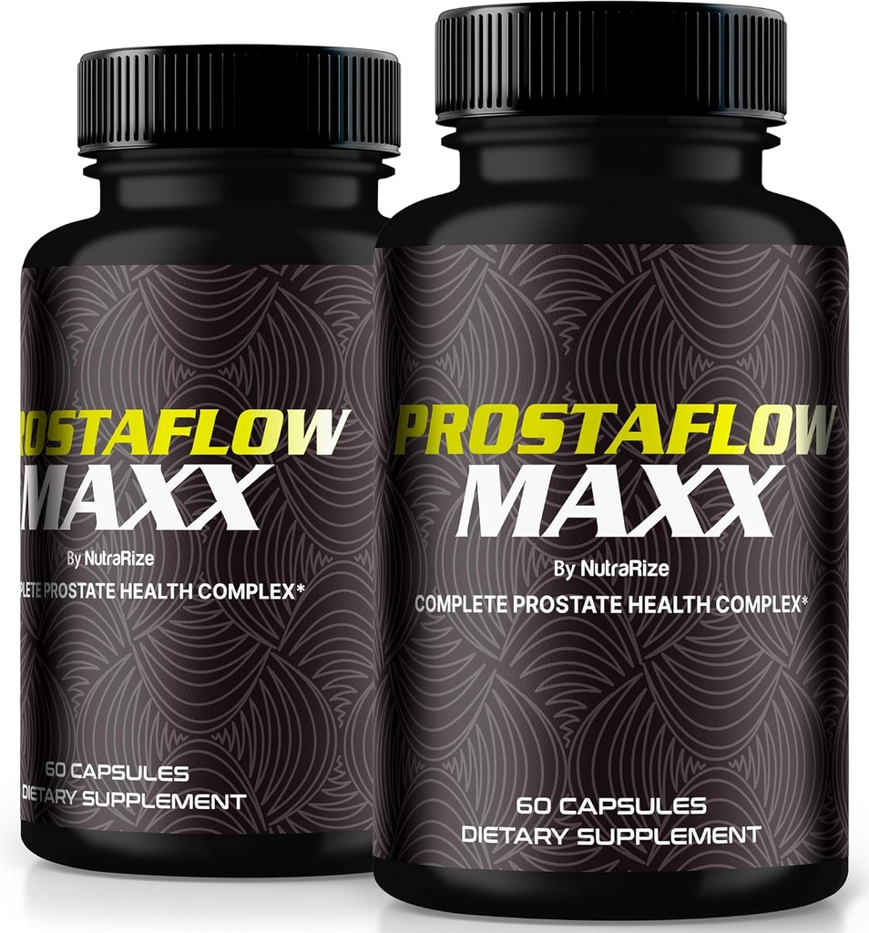 (2 Pack) ProstaFlow Maxx Capsules, ProstaFlow Max Prostate Support Supplement, All-Natural Supplement for Control, Advanced Pills for Energy, Prosta Flow Maxx Reviews (120 Capsules)