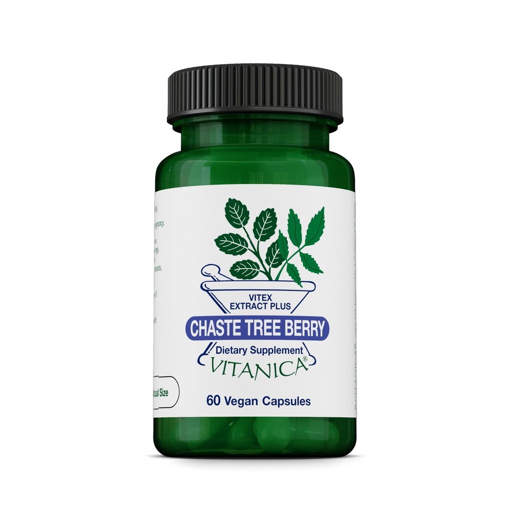 Vitanica, Chaste Tree Berry, Vitex Extract Plus, Vegan, 60 κάψουλες