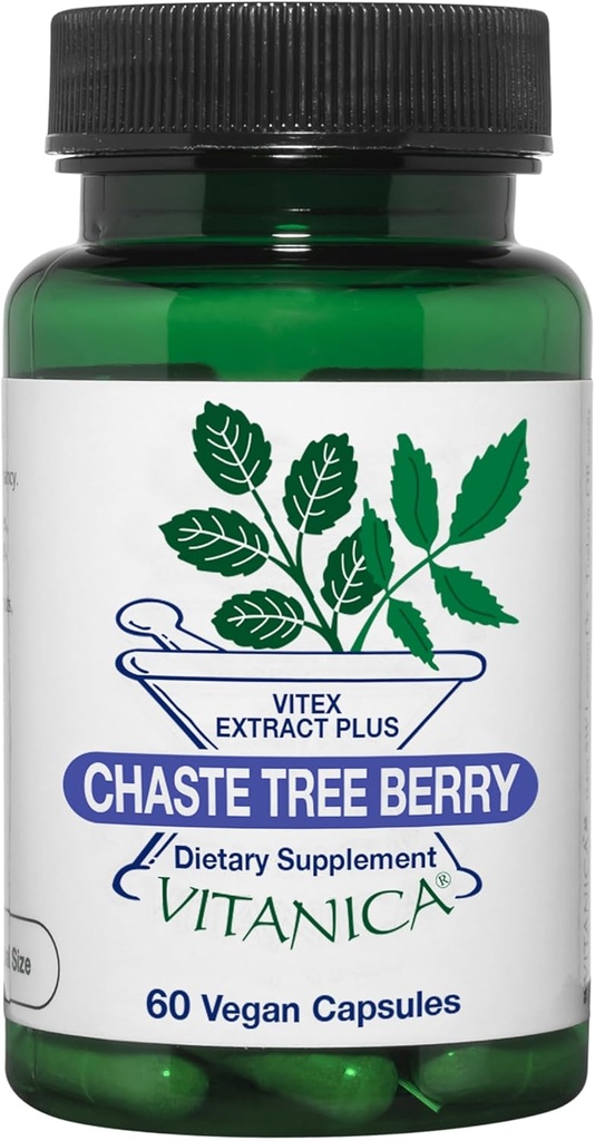 Vitanica, Chaste Tree Berry, Vitex Extract Plus, Vegan, 60 κάψουλες