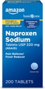 Temel Bakım Naproxen sodyum Tabletleri, 200 Kont (Pazarlama)