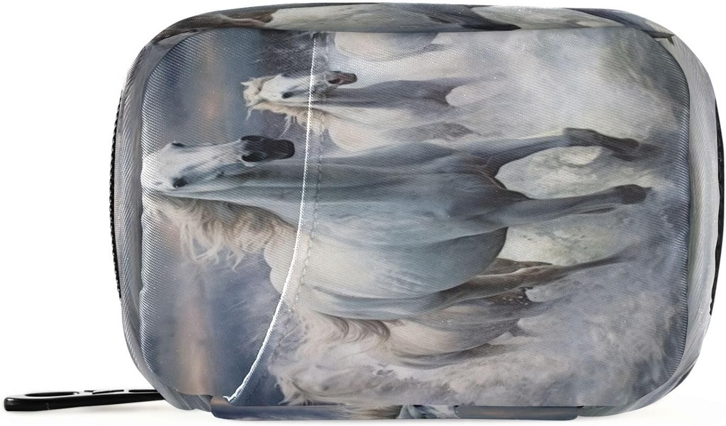 Horse Pill Organizer υπόθεση Portable Weekly Daily Pill τσάντα τσάντα με Zipper για συμπληρώματα Ιατρική Travel Family Business