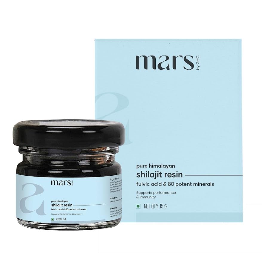Mars Himalaya Organik Shilajit Giyim | Himalayalar | Destekler Vitality, Enerji & Genel Wellness | 15g | 1 Paket