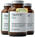 ALGAECAL Organik Kırmızı Algaeuba Kemik Yoğunluğu ve Güç, Vitamin K2 MK7 (100 mg), Vitamin D3 (1600 IU), Magnezyum (350 mg) & Trace Mineralleri, Swallow, 120 Veggie Caps