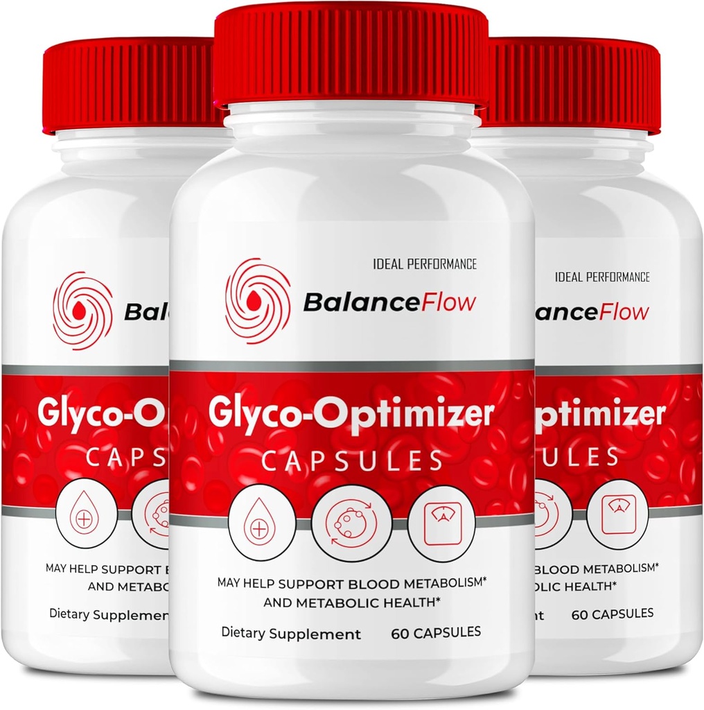 Akış Glyco Optimizer Supplement Capsules, BalanceFlow Health & Wellness Support Pills - maksimum Güçlü, Denge Flo All Natural Advanced Formula, BalanceFlo Pills Yorumlar (3 Paket)