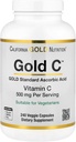 California Gold Beslenme Altın C USP Grade C Supplement - Immune Support & Mevsimlik Sağlık - Vejetaryen Dostu - Gluten Free, Non-GMO - 500 mg - 240 Veggie Capsules