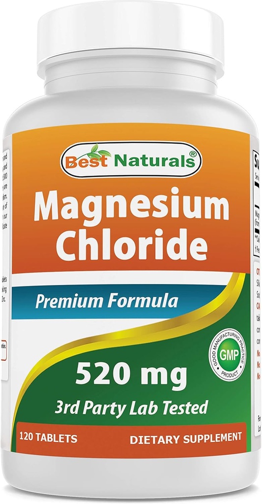 En İyi Doğallar Magnezyum Klorid 520 mg 120 Tablet