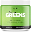 Tonic Greens Toz Vitamini Tamam Resmi Formula - Doğal Yeşil Plastik Plastik Ekstra Güç - BCAA L-Glutamine Vitamin B6, Devrimci Enerji Fix Çözüm Yorumları (1 Paket)
